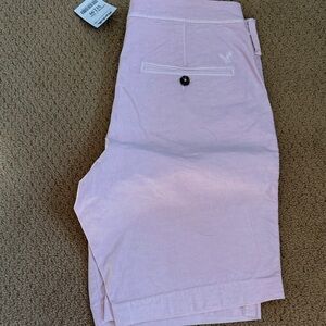 American Eagle Outfitters Light Pink Flat Front Shorts